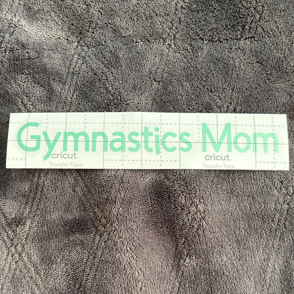 Mint Green Gymnastics Mom Vinyl Decal